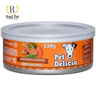 Pet Delícia Natural Jardineira de Frango - 110g