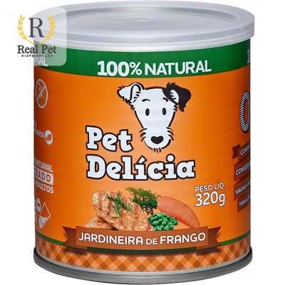 Pet Delícia Natural Jardineira de Frango - 320g