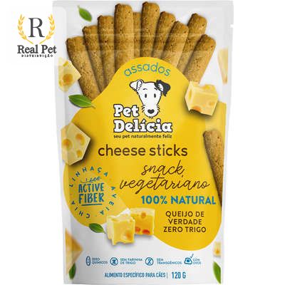 Snack Pet Delícia Natural Sabor Cheese Sticks