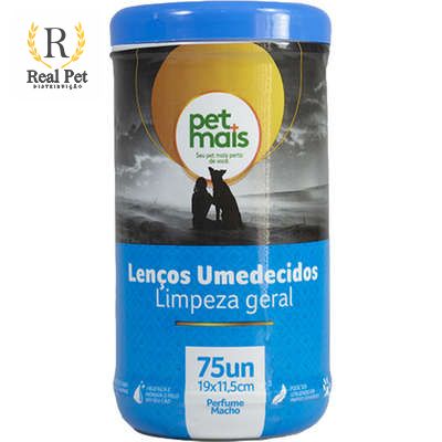 Lenços Umedecidos Fresh Pet Azul - 75 Unidades